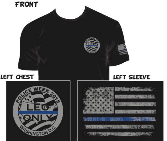 2018 Police Week Under Armour Shirt 